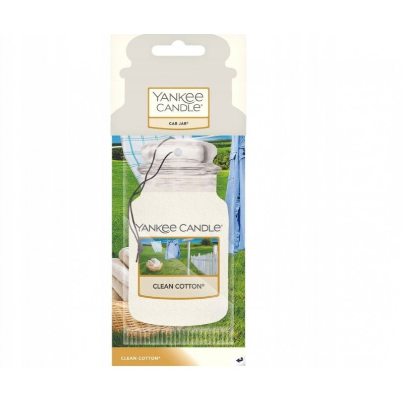 Yankee Candle Clean Cotton ambientador de coche para colgar