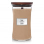 WoodWick Cashmere vela grande, 610 g, marrón