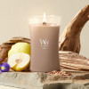WoodWick Cashmere vela grande, 610 g, marrón