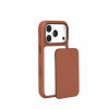 Mujjo Troubadour funda modular de piel para Apple iPhone 18 Pro / 17 Pro, MagSafe, marrón claro