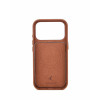 Mujjo Troubadour funda modular de piel para Apple iPhone 18 Pro / 17 Pro, MagSafe, marrón claro