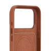 Mujjo Troubadour funda modular de piel para Apple iPhone 18 Pro / 17 Pro, MagSafe, marrón claro