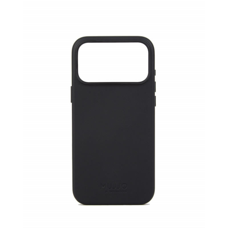 Mujjo Troubadour funda de piel para Apple iPhone 18 Pro Max / 17 Pro Max, MagSafe, negra