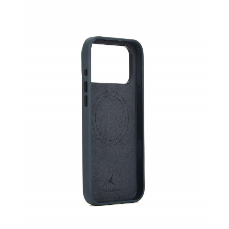 Mujjo Troubadour funda de piel para Apple iPhone 18 Pro Max / 17 Pro Max, MagSafe, basalto