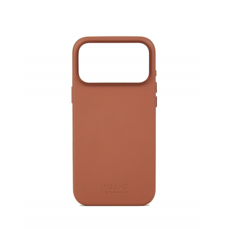 Mujjo Troubadour funda de piel para Apple iPhone 18 Pro Max / 17 Pro Max, MagSafe, marrón claro