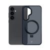 3MK Smoke Case Mag&Stand funda para smartphone Samsung Galaxy S25+, negra