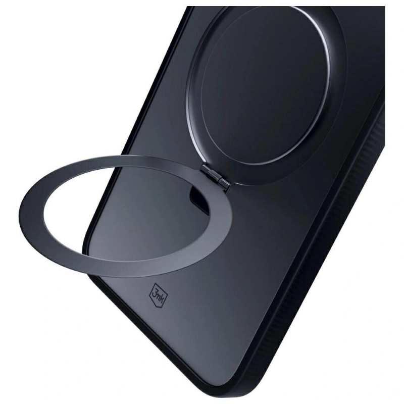 3MK Smoke Case Mag&Stand funda para smartphone Samsung Galaxy S25 Ultra, negra