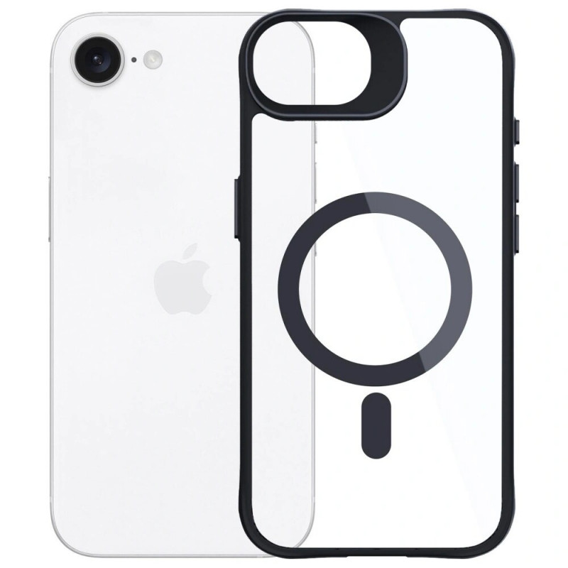 3MK Satin Armor MagCase funda para Apple iPhone 17e / 16e, transparente