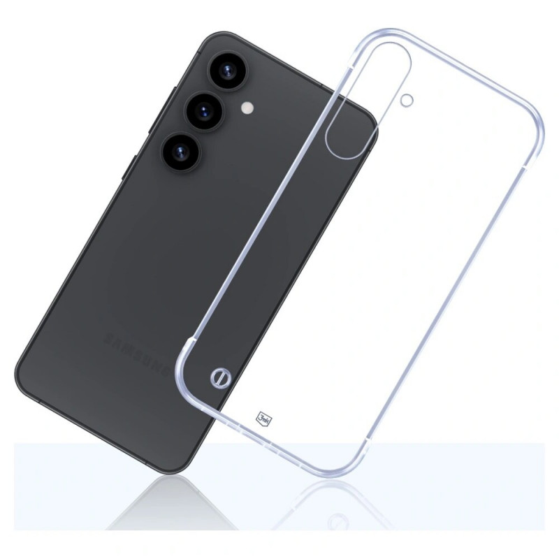 Funda 3mk Just20g Clear Case para Samsung Galaxy S25+, transparente