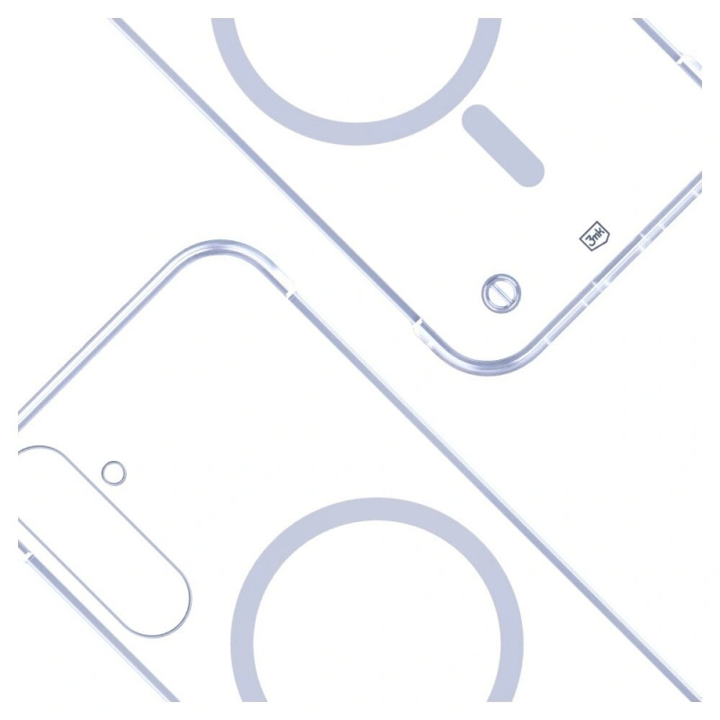 Funda 3mk Just20g MagCase para Samsung Galaxy S25, transparente