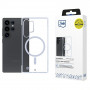 Funda 3mk Just20g MagCase para Samsung Galaxy S25 Ultra, transparente
