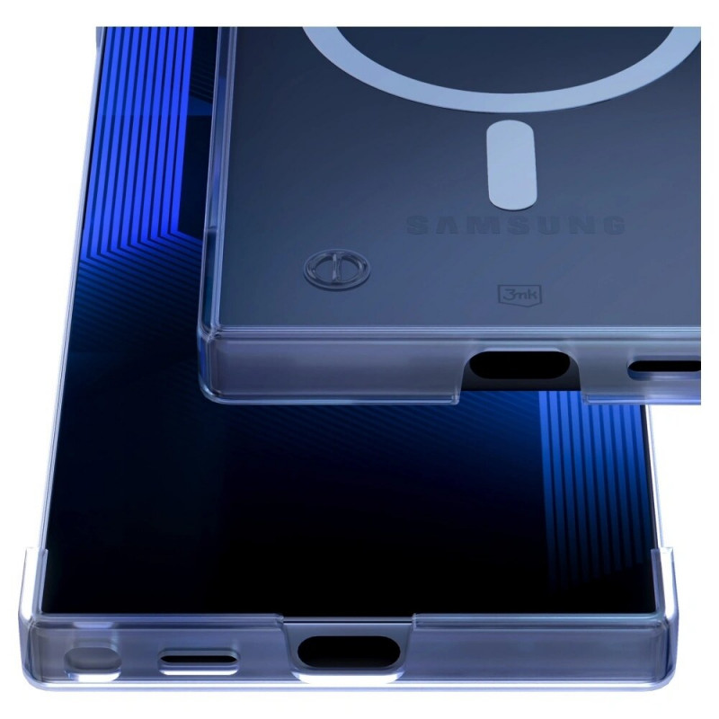 Funda 3mk Just20g MagCase para Samsung Galaxy S25 Ultra, transparente