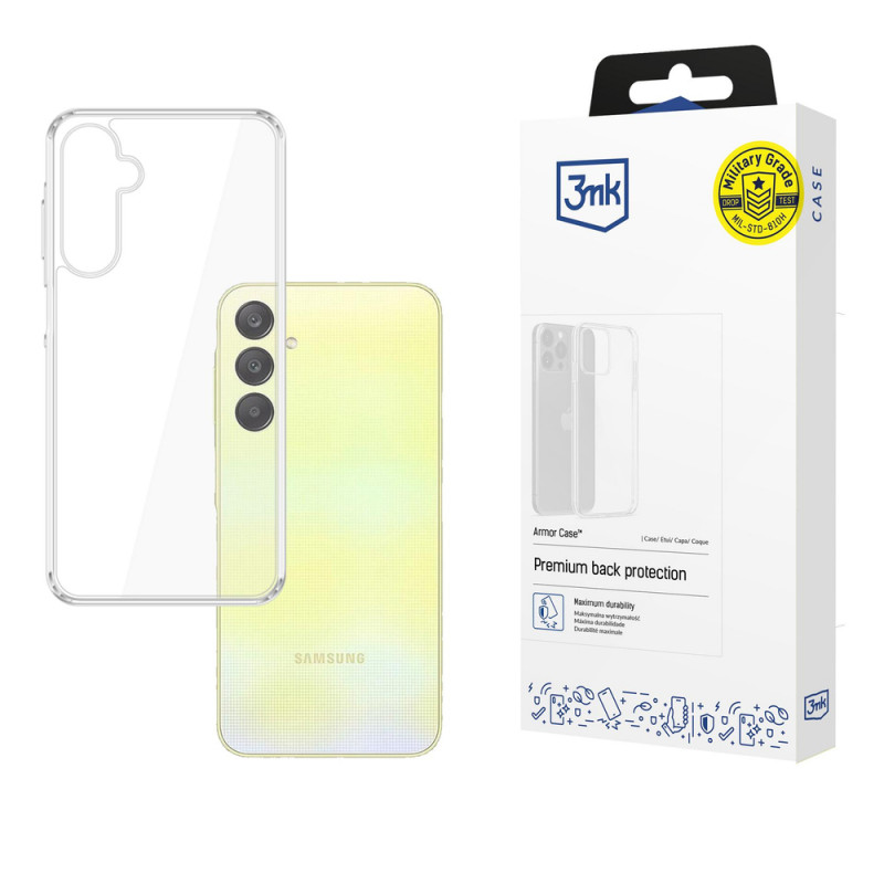 3MK Armor Case funda para Samsung Galaxy A26 5G, transparente