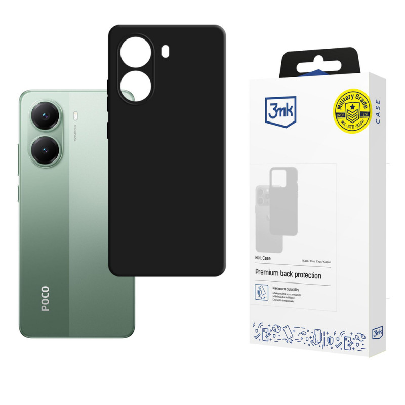 3MK Matt Case funda para smartphone POCO X7 Pro, negra