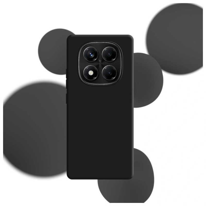 3MK Silicone Case funda de silicona para Xiaomi Redmi Note 14 Pro 5G, negra