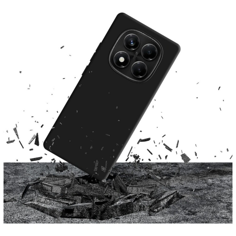 3MK Silicone Case funda de silicona para Xiaomi Redmi Note 14 Pro 5G, negra