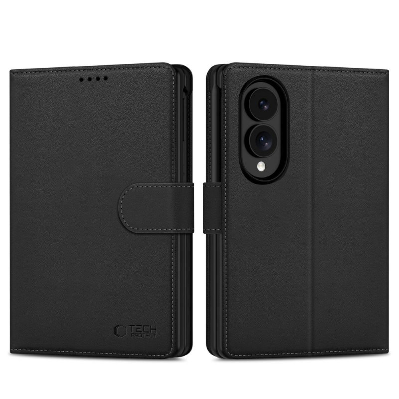 Tech-Protect Wallet funda tipo cartera para Samsung Galaxy Z Fold 8, negra