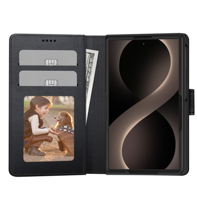 Tech-Protect Wallet funda tipo cartera para Samsung Galaxy Z Fold 8, negra