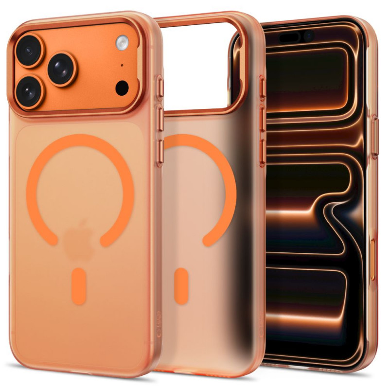 Tech-Protect MagZero MagSafe funda para Apple iPhone 17 Pro Max / 18 Pro Max, Cosmic Orange mate