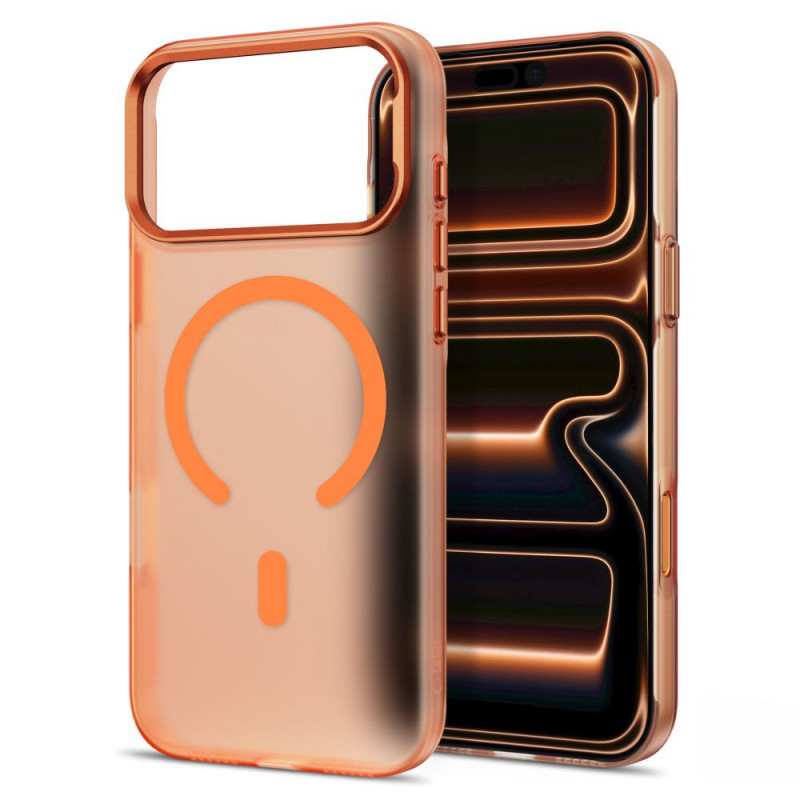 Tech-Protect MagZero MagSafe funda para Apple iPhone 17 Pro Max / 18 Pro Max, Cosmic Orange mate