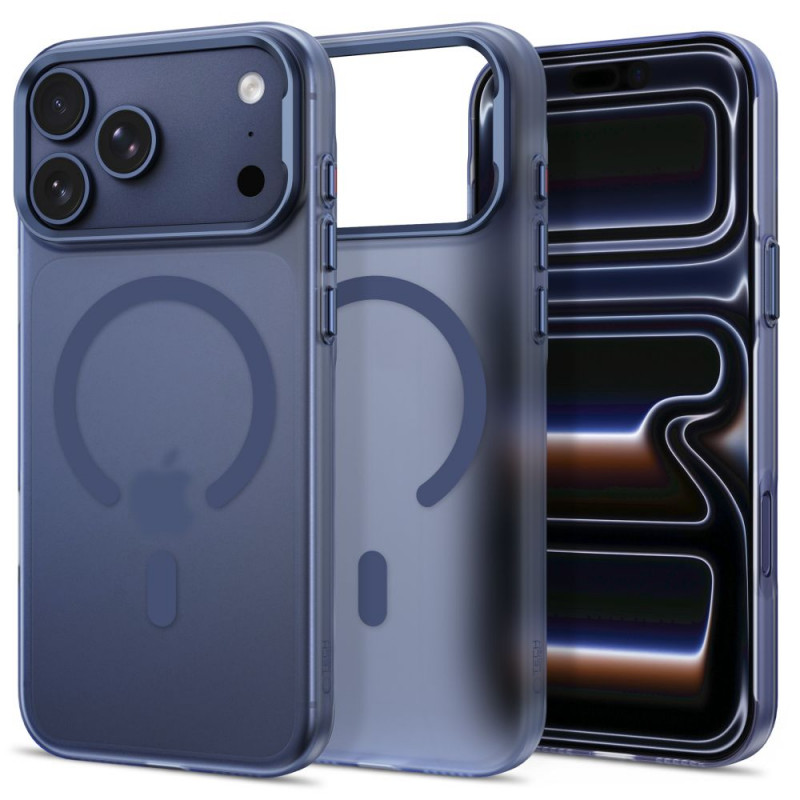 Tech-Protect MagZero MagSafe funda para Apple iPhone 17 Pro Max / 18 Pro Max, azul intenso mate