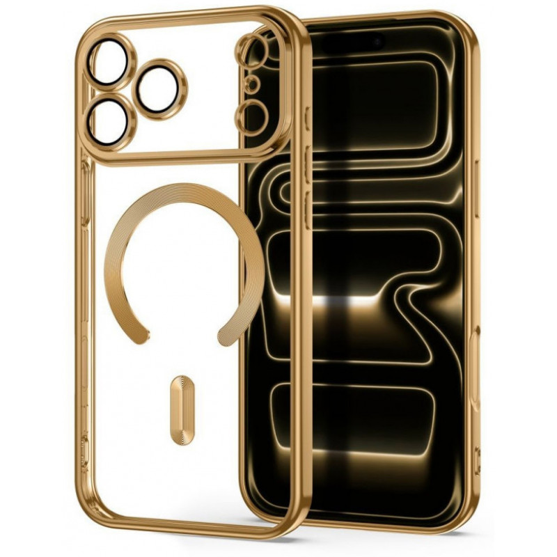 Tech-Protect Magflex MagSafe funda para Apple iPhone 17 Pro Max / 18 Pro Max, dorado brillante