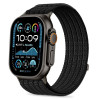 Tech-Protect Nylon Sport correa para Apple Watch 44/45/46/49 mm, negra