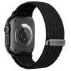 Tech-Protect Nylon Sport correa para Apple Watch 44/45/46/49 mm, negra