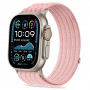 Tech-Protect Nylon Sport correa para Apple Watch 44/45/46/49 mm, rosa claro