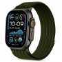 Tech-Protect Nylon Sport correa para Apple Watch 44/45/46/49 mm, verde oscuro