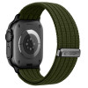 Tech-Protect Nylon Sport correa para Apple Watch 44/45/46/49 mm, verde oscuro