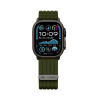 Tech-Protect Nylon Sport correa para Apple Watch 44/45/46/49 mm, verde oscuro