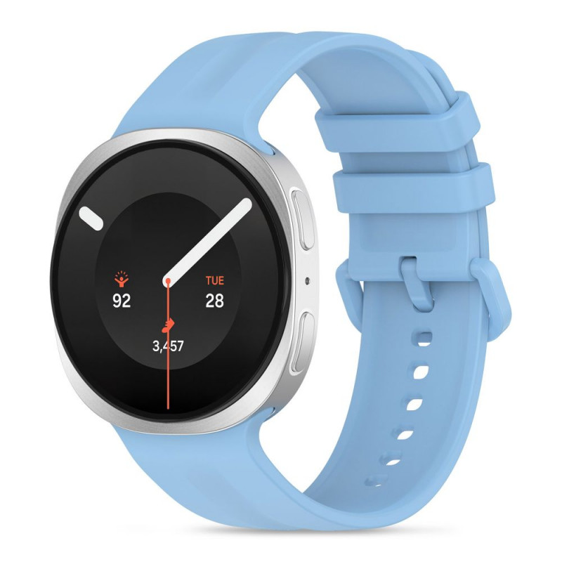 Tech-Protect Silicone Evo correa para Samsung Galaxy Watch 8 / 9 / Classic 40 / 44 / 46 mm, azul celeste