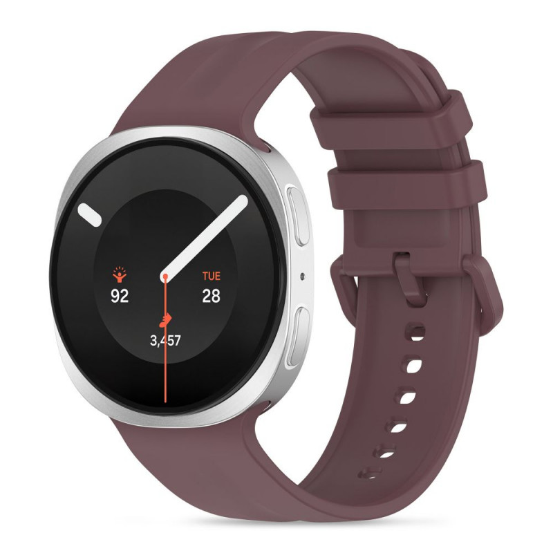 Tech-Protect Silicone Evo correa para Samsung Galaxy Watch 8 / 9 / Classic 40 / 44 / 46 mm, ciruela aterciopelada
