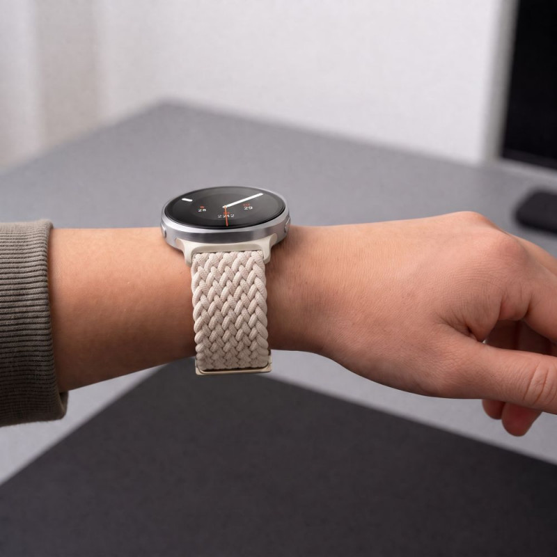 Tech-Protect NylonMag correa para Samsung Galaxy Watch 8 / 9 / Classic 40 / 44 / 46 mm, Starlight