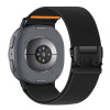 Tech-Protect Nylon Clasp correa para reloj para Samsung Galaxy Watch 8 / 9 / Classic 40 / 44 / 46 mm, negra