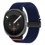 Tech-Protect Nylon Clasp correa para reloj para Samsung Galaxy Watch 8 / 9 / Classic 40 / 44 / 46 mm, azul marino