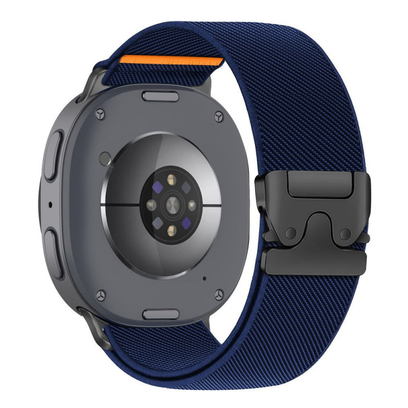 Tech-Protect Nylon Clasp correa para reloj para Samsung Galaxy Watch 8 / 9 / Classic 40 / 44 / 46 mm, azul marino