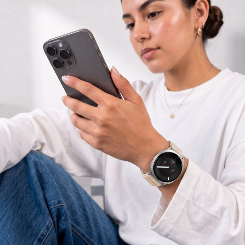 Tech-Protect Nylon Clasp correa para reloj para Samsung Galaxy Watch 8 / 9 / Classic 40 / 44 / 46 mm, Starlight