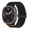 Tech-Protect Nylon Clasp correa para reloj para Samsung Galaxy Watch Ultra 1 / 2 2024-2026 47 mm, negra