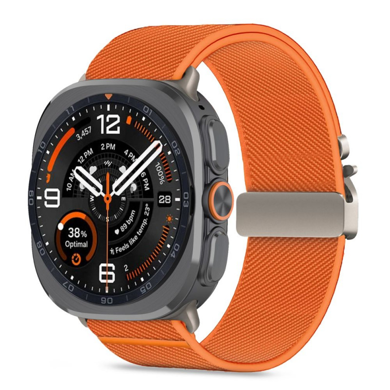 Tech-Protect Nylon Clasp correa para reloj para Samsung Galaxy Watch Ultra 1 / 2 2024-2026 47 mm, naranja
