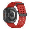 Tech-Protect Iconband Pro correa para reloj para Samsung Galaxy Watch Ultra 1 / 2 2024-2026 47 mm, rojo carmesí
