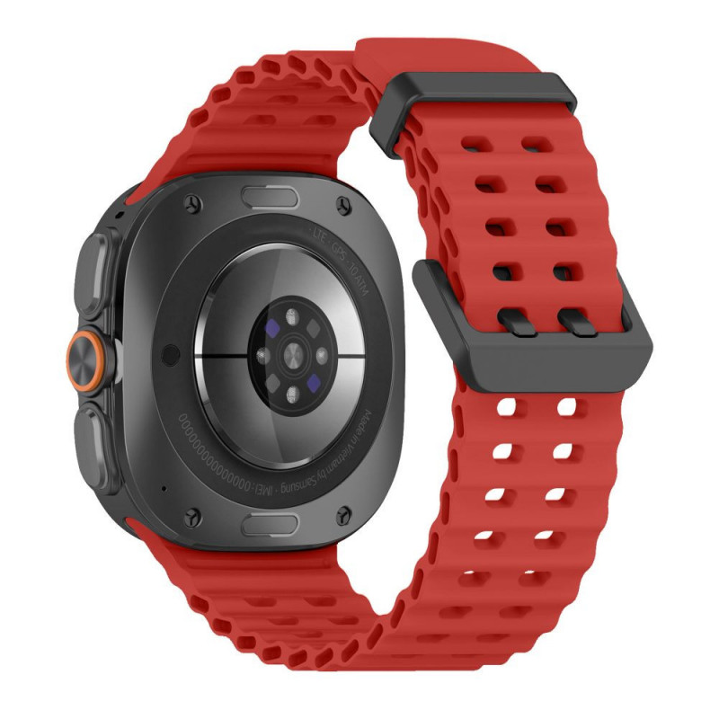 Tech-Protect Iconband Pro correa para reloj para Samsung Galaxy Watch Ultra 1 / 2 2024-2026 47 mm, rojo carmesí