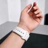Tech-Protect Silicone correa para Apple Watch 8/9/10/11/12/SE 40/41/42 mm, blanca
