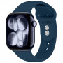 Tech-Protect Silicone correa para Apple Watch 8/9/10/11/12/SE 40/41/42 mm, azul marino