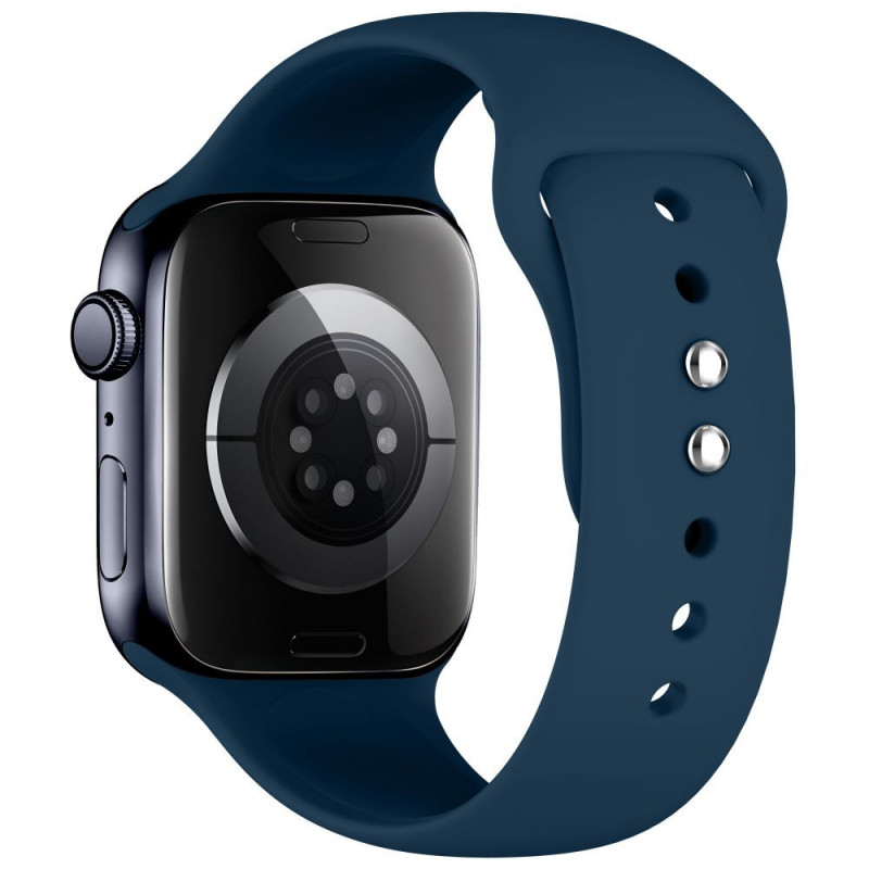 Tech-Protect Silicone correa para Apple Watch 8/9/10/11/12/SE 40/41/42 mm, azul marino