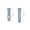Tech-Protect Silicone correa para Apple Watch 8/9/10/11/12/SE 40/41/42 mm, azul