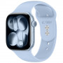 Tech-Protect Silicone correa para Apple Watch 8/9/10/11/12/SE 40/41/42 mm, azul claro