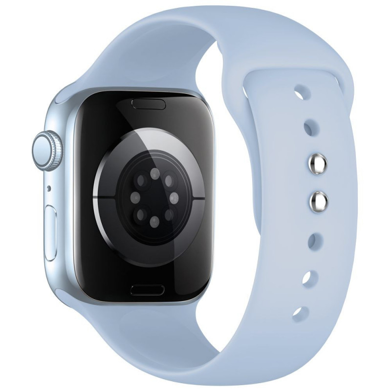 Tech-Protect Silicone correa para Apple Watch 8/9/10/11/12/SE 40/41/42 mm, azul claro