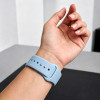 Tech-Protect Silicone correa para Apple Watch 8/9/10/11/12/SE 40/41/42 mm, azul claro
